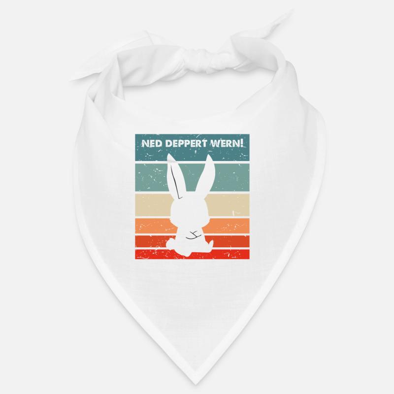 Ned devient deppert drôle en disant drôle de lapin - Bandana - blanc