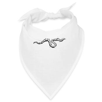 Regenwurm Garten - Bandana - Weiß - Vorne