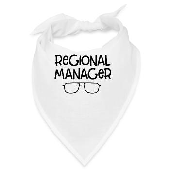 Regional Manager Daddy and Baby Matching - Bandana - Weiß - Vorne