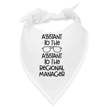 Assistant To The Regional Manager Fathers Day - Bandana - Weiß - Vorne