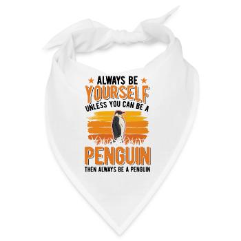 Pinguin Penguin - Bandana - Weiß - Vorne