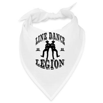 Line Dance Legion Linedancing Club Shirt - Bandana - Weiß - Vorne