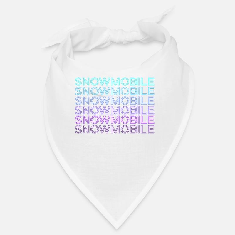 Snowmobile Retro Bandana