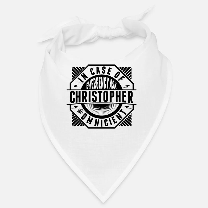 En cas d’urgence, demandez à Christopher Bandana