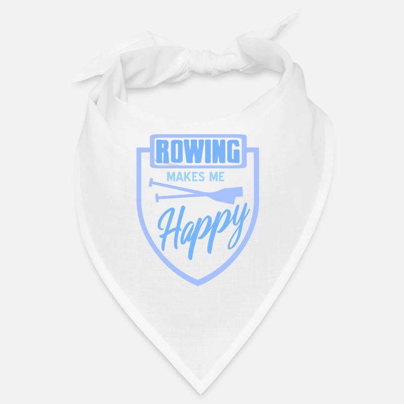 Rowing Makes Me Happy Rowing Paddle Designs Bandana