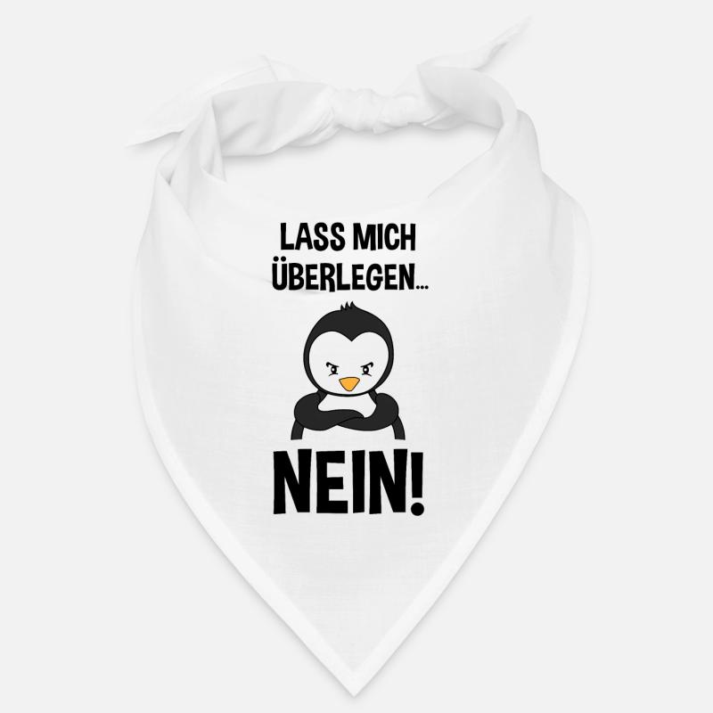Pinguin Lustiger Spruch Sarkasmus Cooles Geschenk Bandana