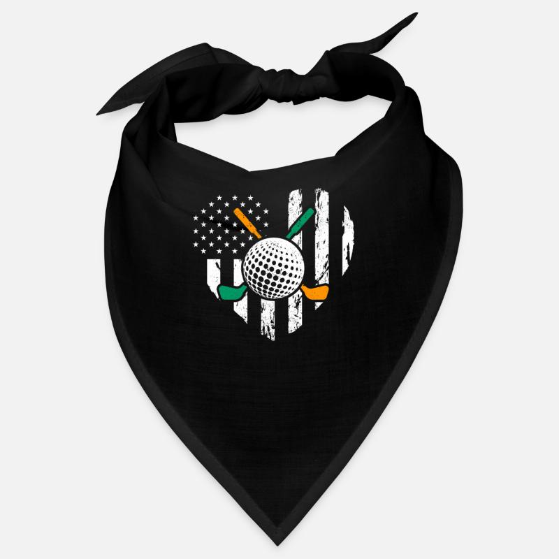 Irish American Flag Golfer St. Paddy Bandana
