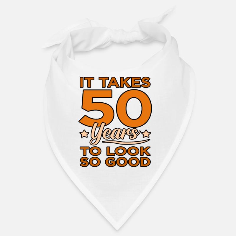 Geburtstag 50 Jahre Geschenkidee Bandana