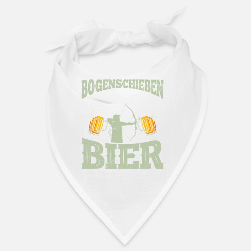 Bogenschießen und Bier Männer Bandana