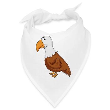 Adler - Bandana - Weiß - Vorne