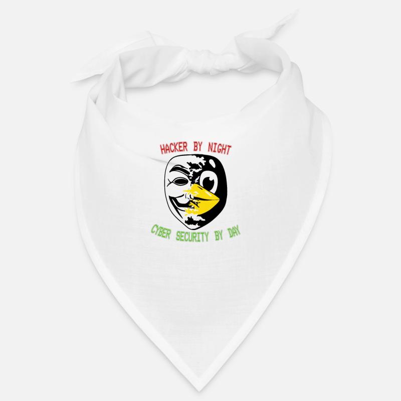 Lustiger Cyber Security Expert Linux Pinguin als Bandana