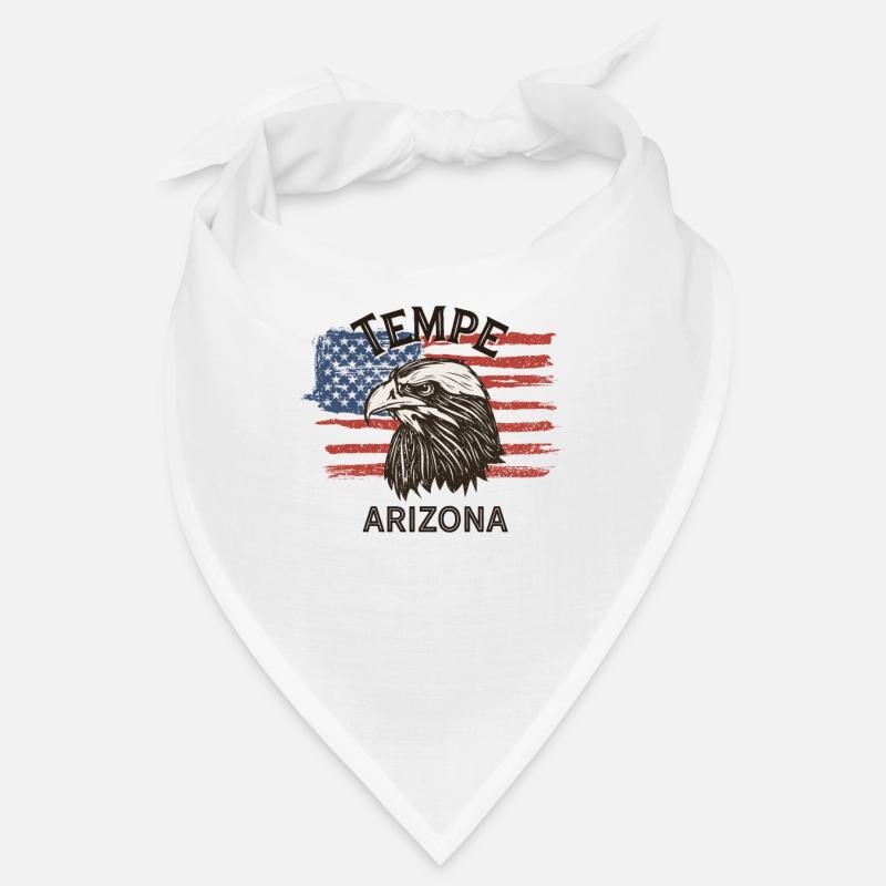 USA Flag Eagle Arizona Vintage Tempe Bandana