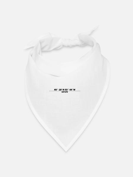 Getafe coordinates - Bandana - white - Front