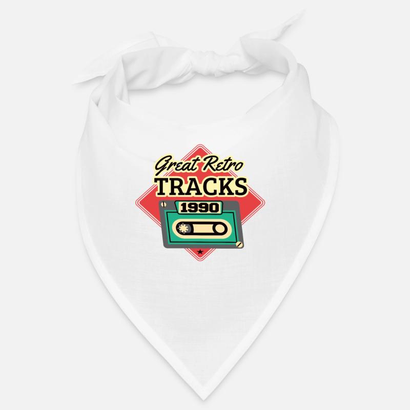 Great Retro Tracks 1990 Cassette Vintage Bandana