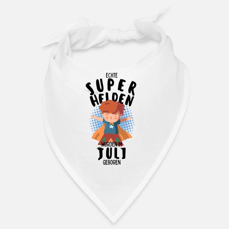 Echte Superhelden wurden im Juli geboren Junge Bandana