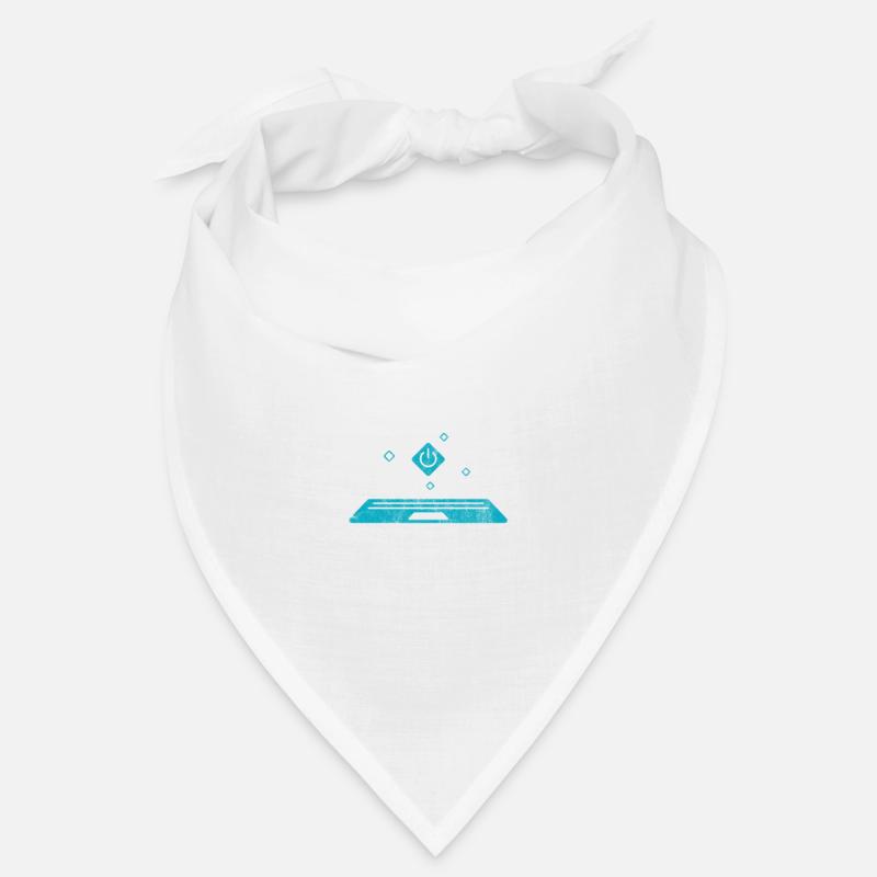 Computer Nerd PC Programmierer Informatik Geschenk - Bandana - Weiß