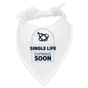 Bachelor Single Leben Bachelor Party Heiraten - Bandana - Weiß - Vorne