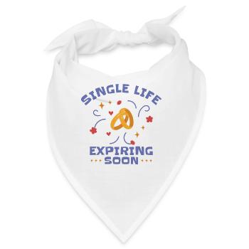 Bachelor Single Leben Bachelor Party Heiraten - Bandana - Weiß - Vorne