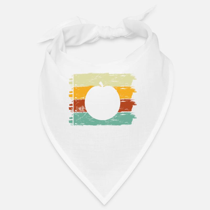 Apricot Fruit Lover Retro Veggie Diet Gift idea Bandana