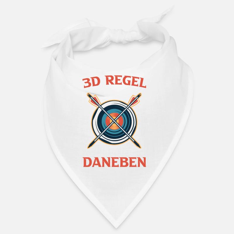 Drüber Drunter Daneben 3D Regel Bogenschießen Bandana