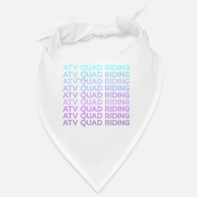 VTT Quad Riding Quad Biker Four Wheeler Retro Bandana