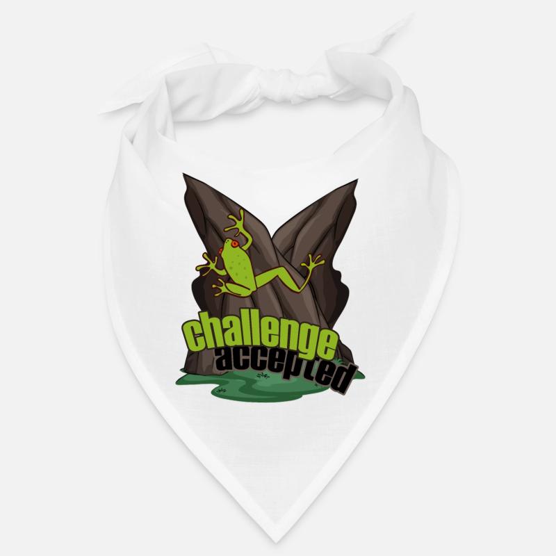 klettern karabiner eisklettern kletterfrosch - Bandana - Weiß