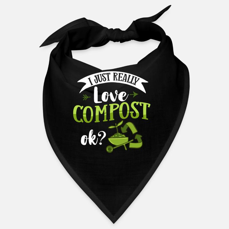 Composting Compost Worm Waste Bandana