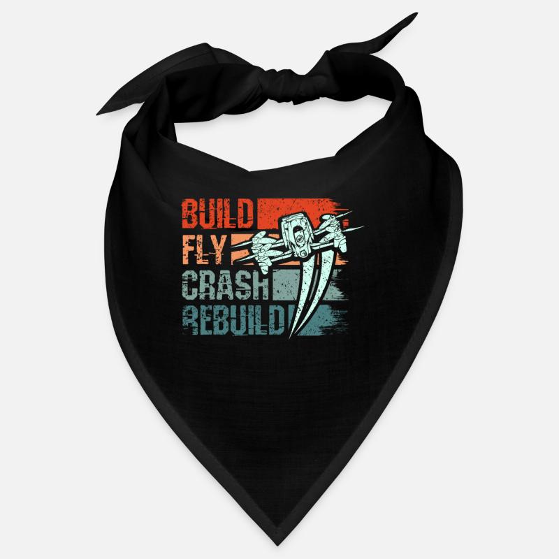 Construire fly crash reconstruire drone Bandana