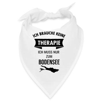 Bodensee Urlaub Bodenseeregion Idee - Bandana - Weiß - Vorne