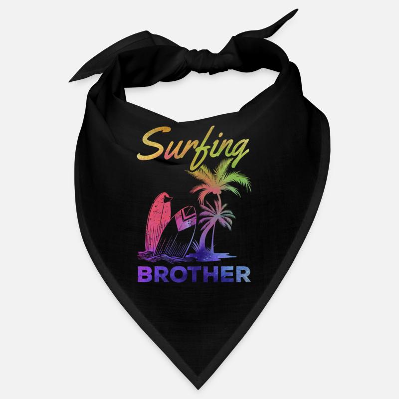 Surfboard Surfing Brother Wave Surfer Brother Surf Bandana