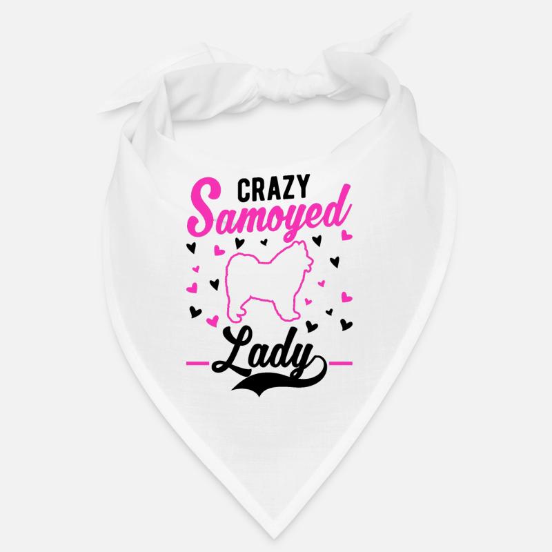 Folle Dame Samoyède Samojede Bandana