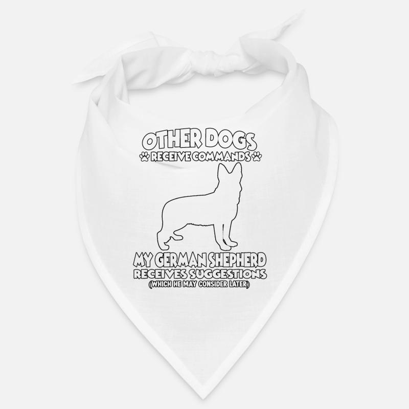 Funny Obedience German Shepherd Dogs Bandana