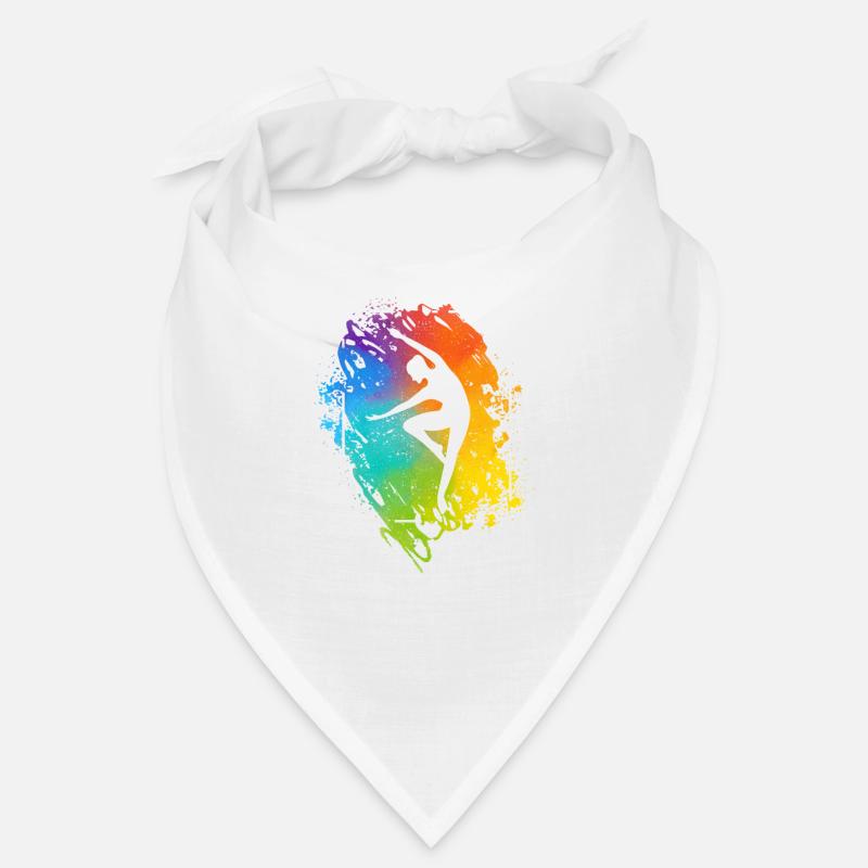 Gymnastik Regenbogenfarben Akrobatik Akro Turnerin Bandana
