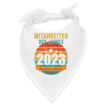 Mitarbeiter des Jahres 2023 - Bandana - Weiß - Vorne