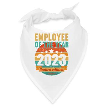 Mitarbeiter des Jahres 2023 - Bandana - Weiß - Vorne