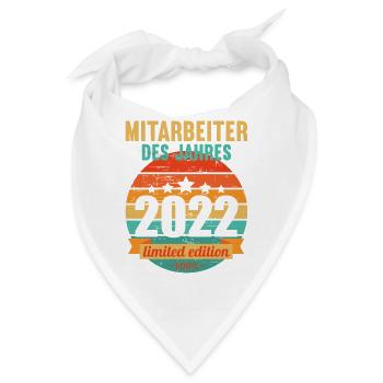 Mitarbeiter des Jahres 2022 - Bandana - Weiß - Vorne