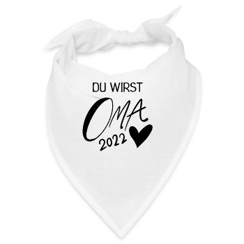 Oma 2022 - Werdende Oma 2022 - Bandana - Weiß - Vorne