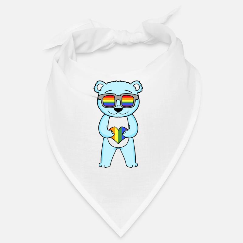 LGBT Animal Bear Rainbow Bandana