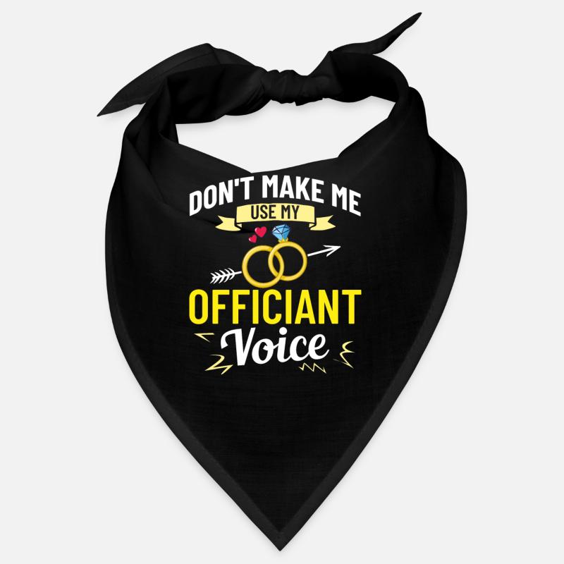 Chef de mariage Officier de mariage Prêtre Pasteur Mariage Bandana