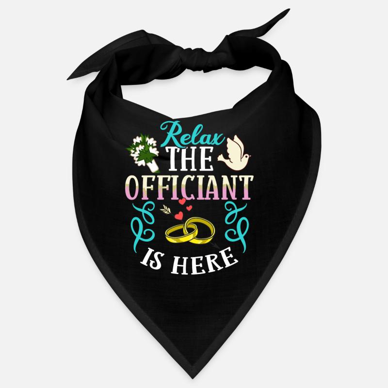 Chef de mariage Officier de mariage Prêtre Pasteur Mariage Bandana