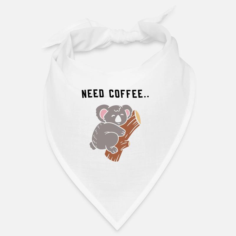 Kaffee Spruch Koalabär Bandana