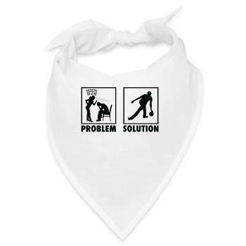 Bowling Bowling Player Statement Problem Solution. - Bandana - Weiß - Vorne