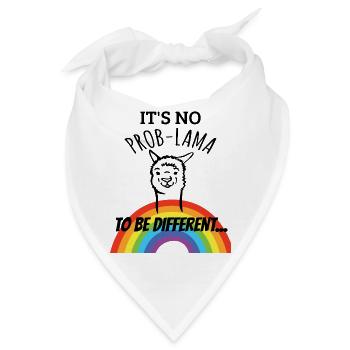 Gay Pride LGBTQ - Bandana - Weiß - Vorne
