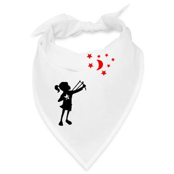 Banksy Zwille - Bandana - Weiß - Vorne