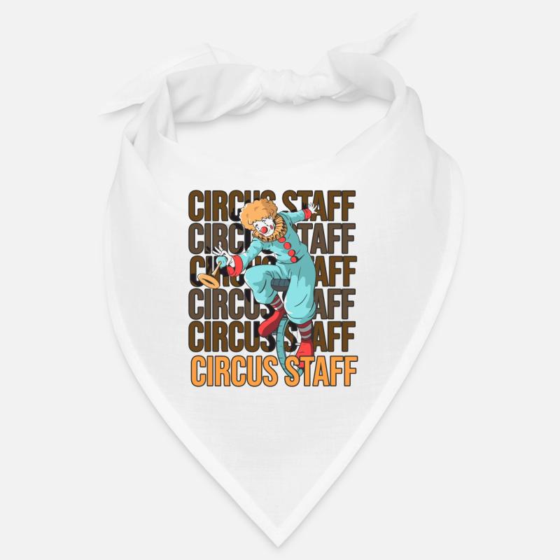 Circus Staff Ringmaster Carnival Clown Bandana