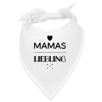 Mamas Liebling - Bandana - Weiß - Vorne