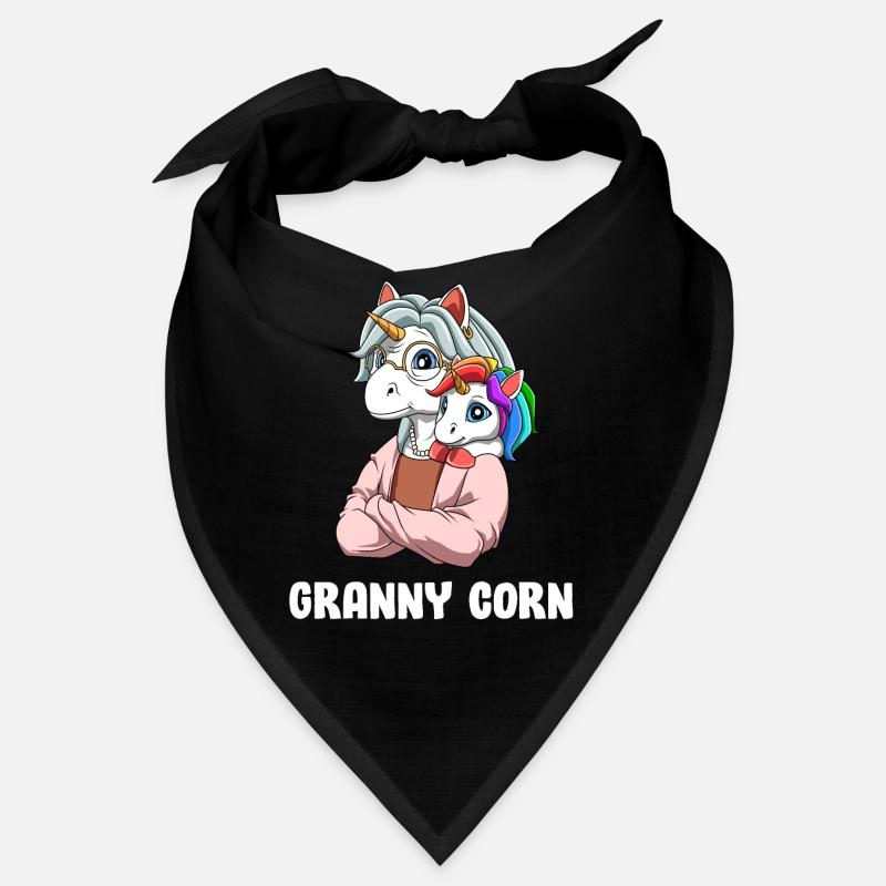 Niedliche Oma - Großmutter Einhorn Baby Enkelkind Bandana