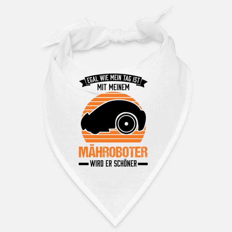 Mähroboter Rasenmähroboter - Bandana - Weiß
