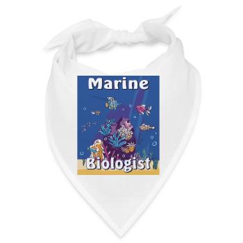 MARINE BIOLOGIST - Bandana - Weiß - Vorne