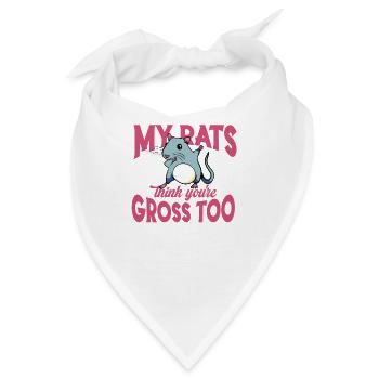 Rat Rodent Pet Rat Owners Domestic Rat - Bandana - Weiß - Vorne